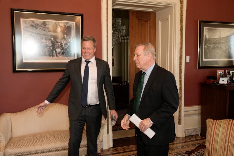 DURBIN TOUTS ROCK ISLAND ARSENAL’S HIGH-QUALITY MANUFACTURING IN MEETING WITH ARMY SECRETARY DRISCOLL